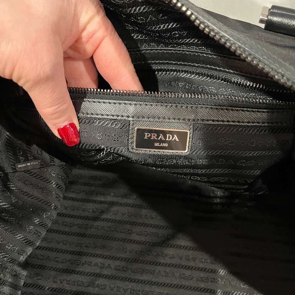 Prada Black Duffel Bag for Men - Picture 3 of 16